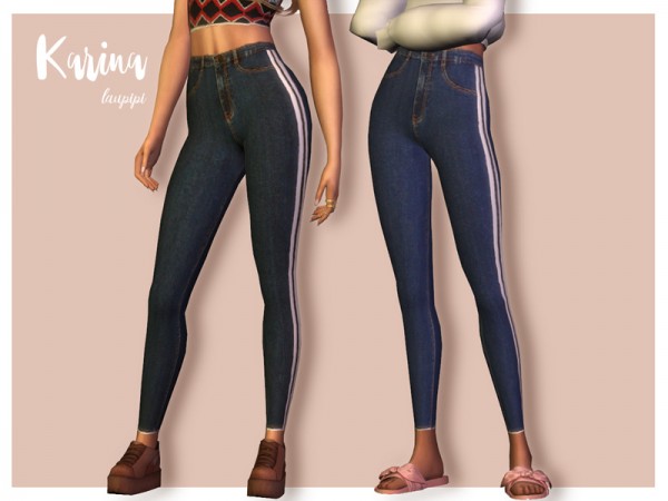  The Sims Resource: Karina jeans by laupipi