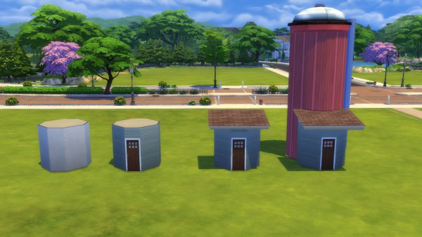  Mod The Sims: Farm and Industry Silos by Snowhaze