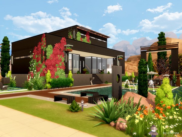 The Sims Resource: Black Concept house by Lhonna