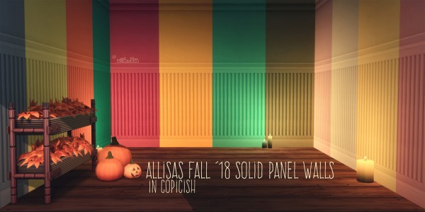  Picture Amoebae: Allisa`s Fall 18 Solid Panel Walls in Copicish