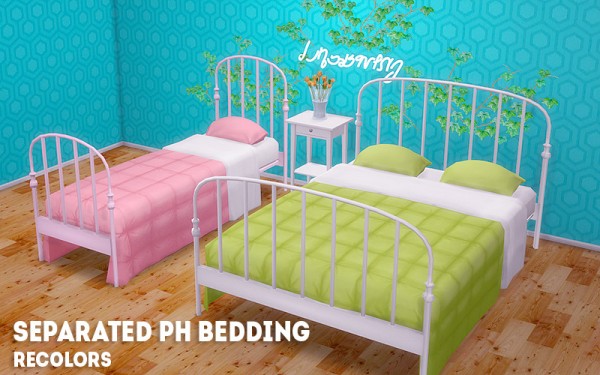  LinaCherie: Separated parenthood bedding recolors
