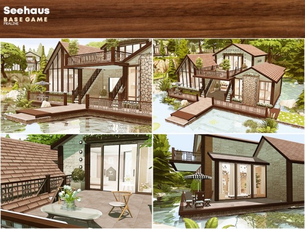  The Sims Resource: Seehaus by Pralinesims