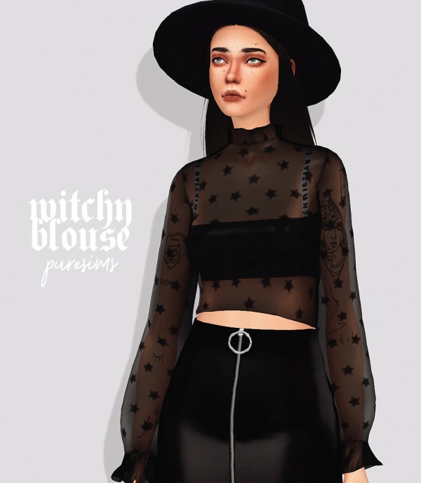  Pure Sims: Witchy blouse
