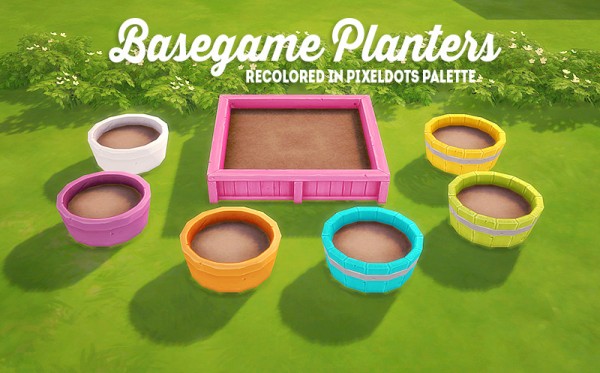  LinaCherie: Basegame planters recolored
