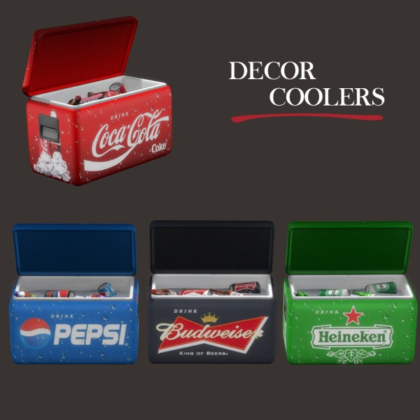  Leo 4 Sims: Decor Coolers