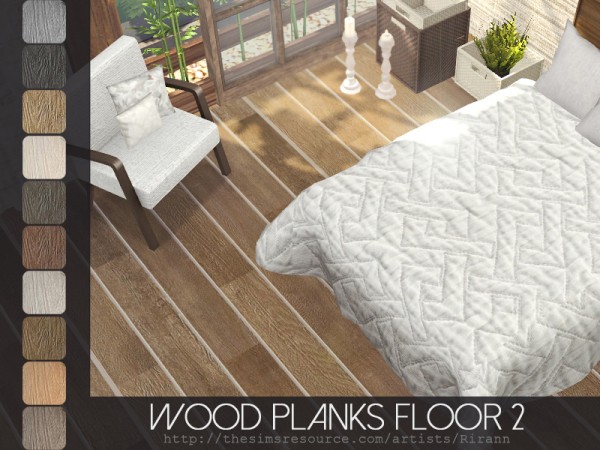  The Sims Resource: Wood Planks Floor 2 by Rirann
