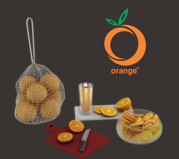  Leo 4 Sims: Orange Set