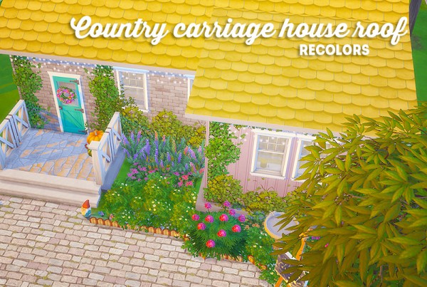  LinaCherie: Country carriage house roof recolors