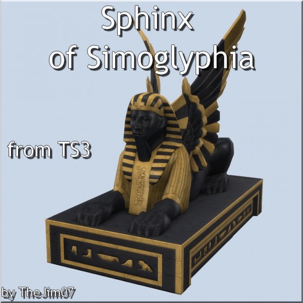  Mod The Sims: Sphinx of Simoglyphia by TheJim07