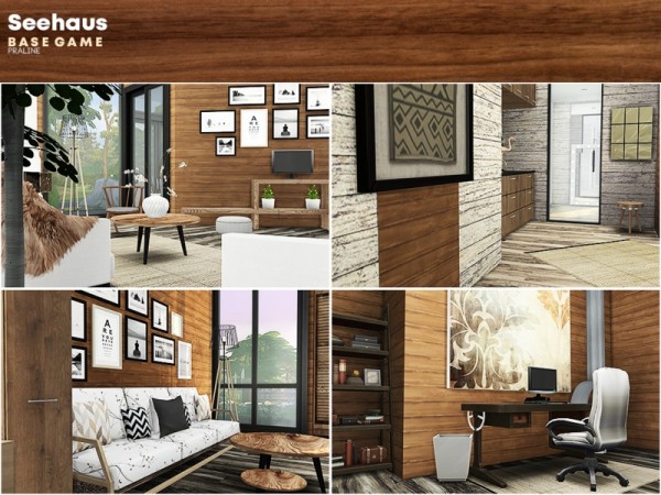  The Sims Resource: Seehaus by Pralinesims
