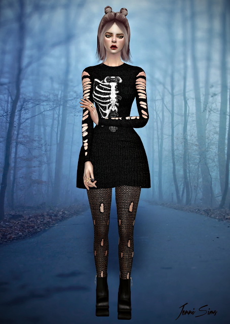  Jenni Sims: Skeleton Dress