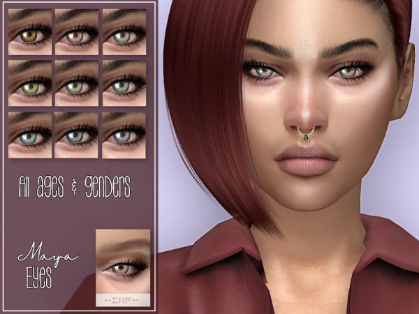  The Sims Resource: Maya Eyes N.63 by IzzieMcFire