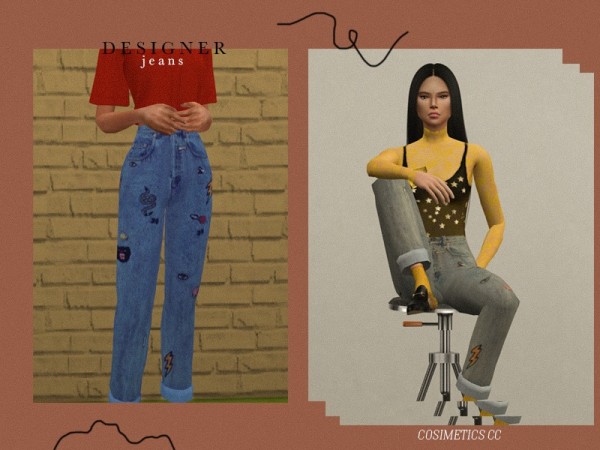 The Sims Resource: Designer Jeans by cosimetics