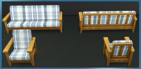  Blackys Sims 4 Zoo: Armchair and Sofa by weckermaus