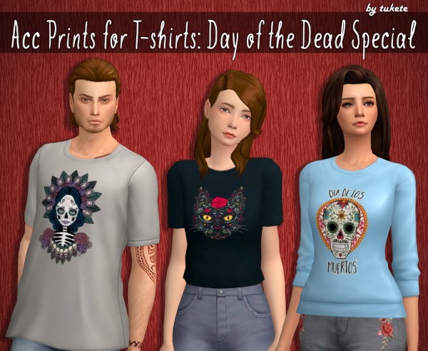  Tukete: Acc Prints for T shirts: Day of the Dead Special