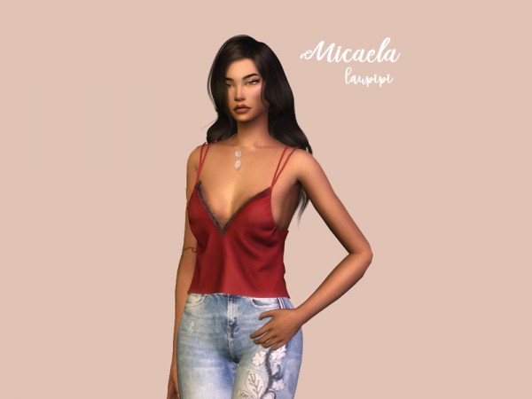  The Sims Resource: Micaela top by laupipi