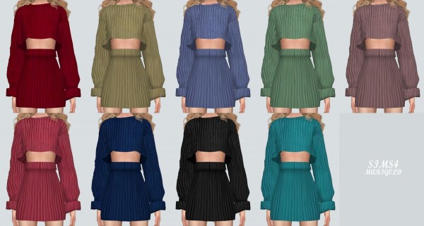  SIMS4 Marigold: Knit Two Piece