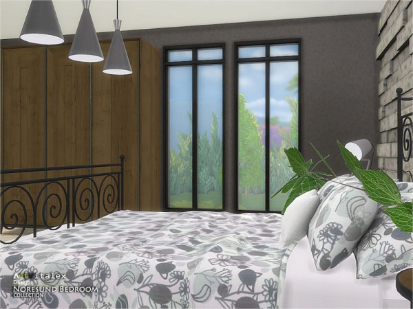  The Sims Resource: Noresund Bedroom by ArtVitalex