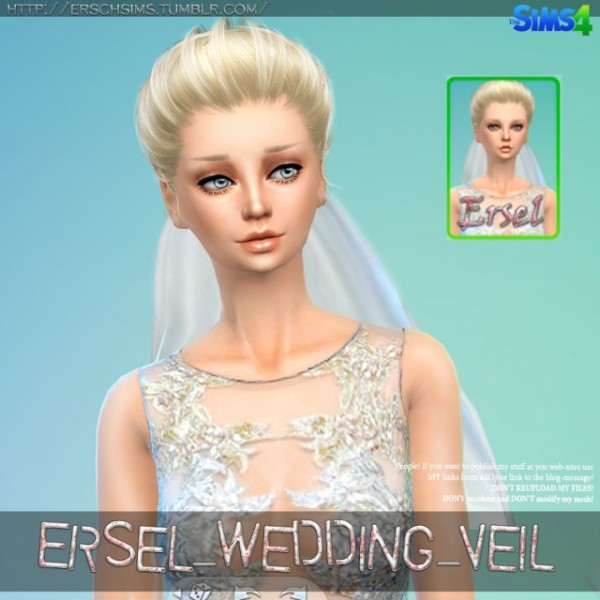  ErSch Sims: Wedding Veil