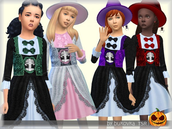  The Sims Resource: Dress Witch by Bukovka