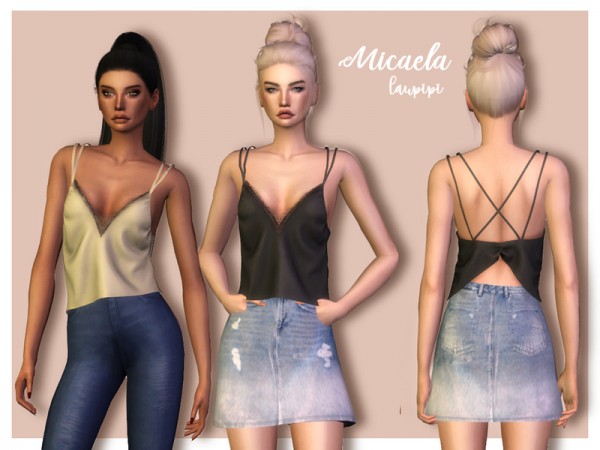 The Sims Resource: Micaela top by laupipi