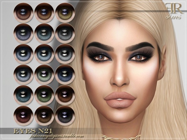  The Sims Resource: Eyes N21 by FashionRoyaltySims