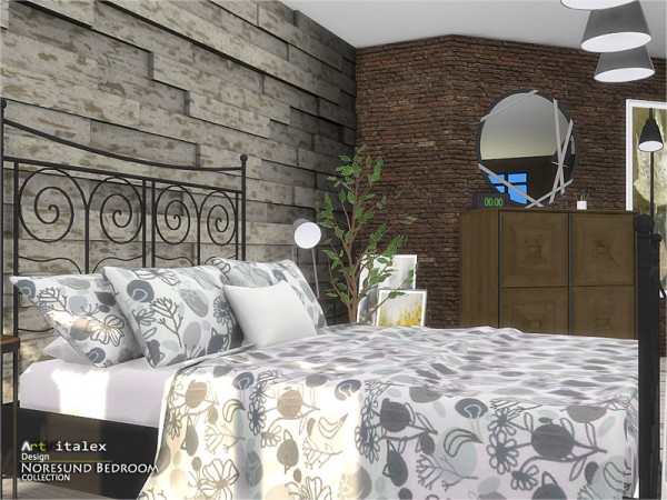  The Sims Resource: Noresund Bedroom by ArtVitalex