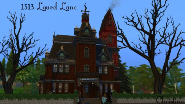  Mod The Sims: 1313 Laurel Lane   A Haunted Vivtorian DV by Christine11778
