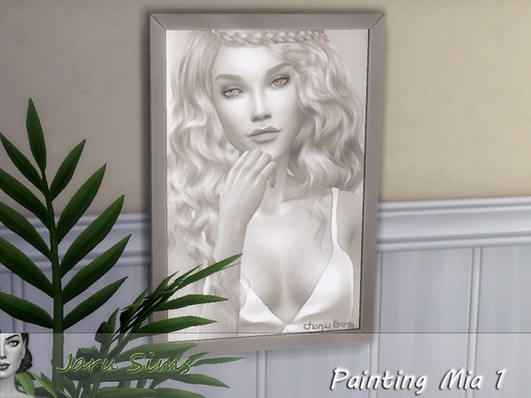  The Sims Resource: Painting Mia 1 by Jaru Sims