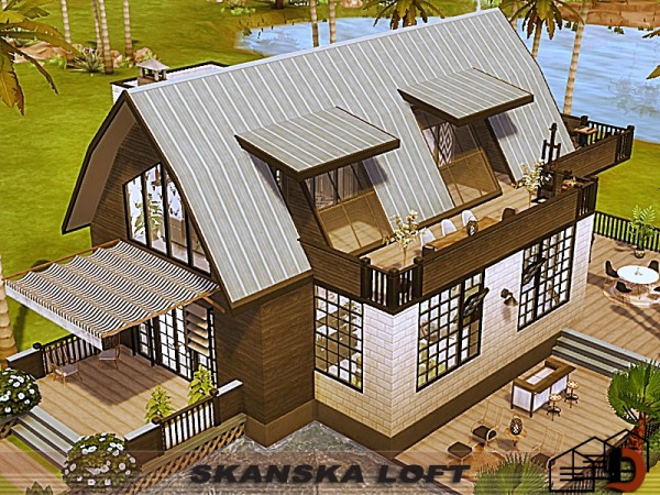  The Sims Resource: Skanska loft by Danuta720
