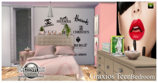 Jom Sims Creations: Graxios bedroom