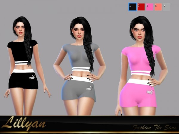  The Sims Resource: Sport Style Leandra by LYLLYAN