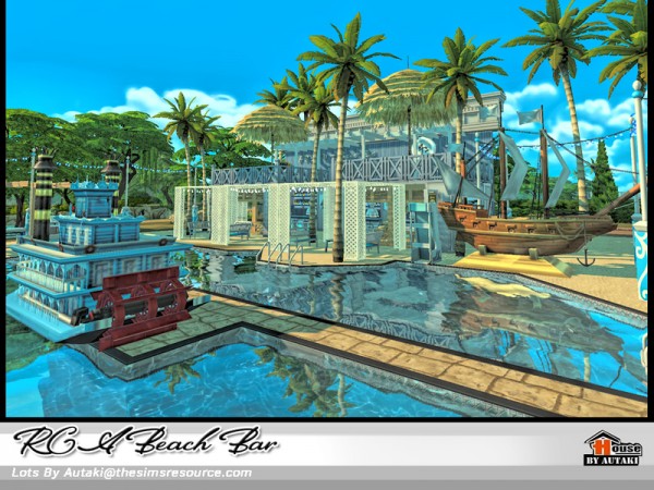  The Sims Resource: RCA Beach Bar by autaki