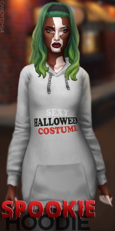  Candy Sims 4: Spookie Hoodie read with ghost voice