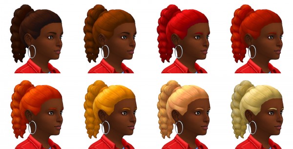  Onyx Sims: Amari Hair