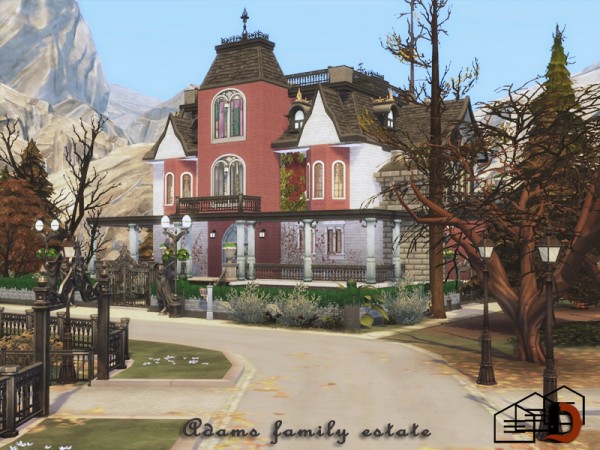  The Sims Resource: Adams family estate by Danuta720