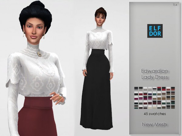  Elfdor: Edwardian Lady Dress