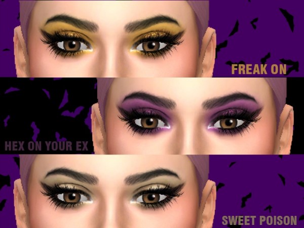  The Sims Resource: Halloween 2018 Palette by Kylie Cosmetics