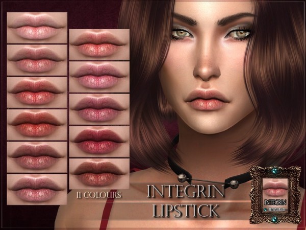  The Sims Resource: Integrin Lipstick by RemusSirion