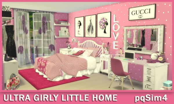  PQSims4: Ultra Girly Little Home