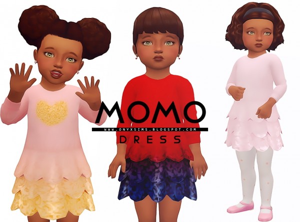  Onyx Sims: Momo Dress