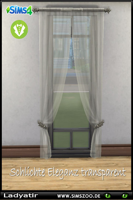 Blackys Sims 4 Zoo: Simple elegance curtains by ladyatir