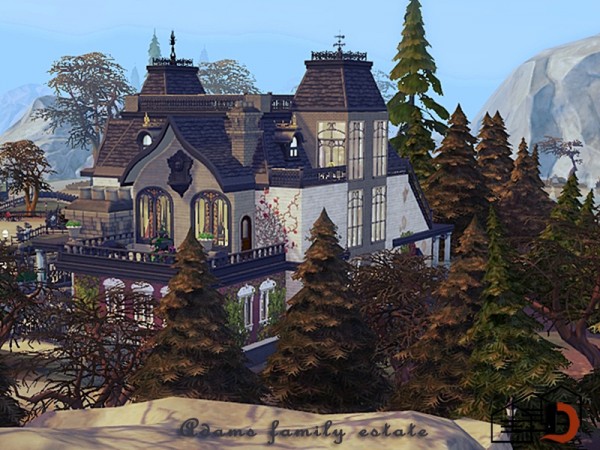  The Sims Resource: Adams family estate by Danuta720