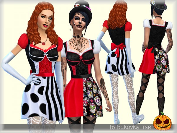  The Sims Resource: Dress Clown by Bukovka