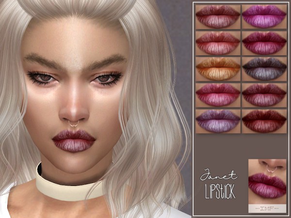  The Sims Resource: Janet Lipstick N.118 by IzzieMcFire