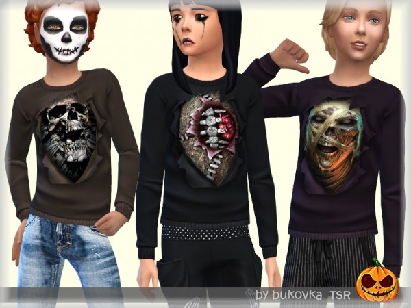 The Sims Resource: Zombie Sweater by bukovka • Sims 4 Downloads