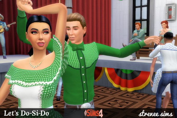  Strenee sims: Let’s Do Si Do: Square Dance Outfits