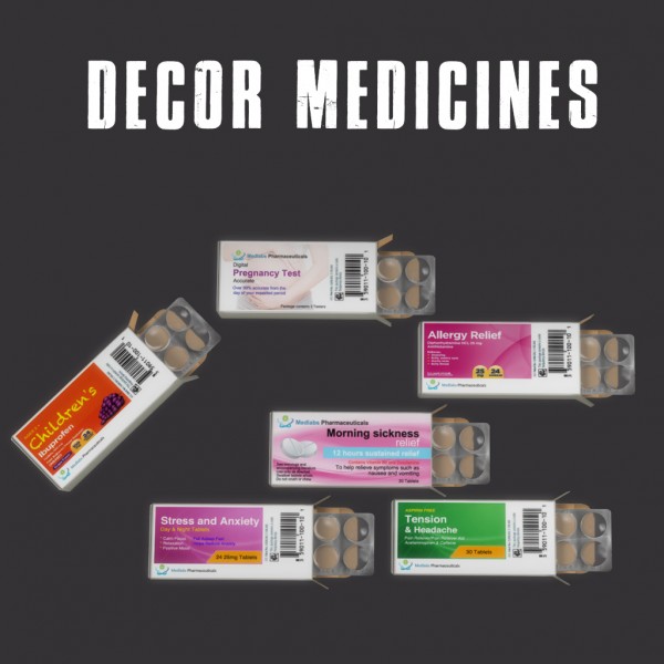  Leo 4 Sims: Decor Medicines
