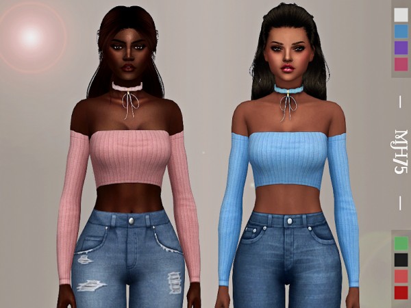  The Sims Resource: Georgi Top by Margeh 75