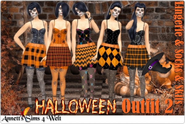 Annett`s Sims 4 Welt: Halloween Outfit 2